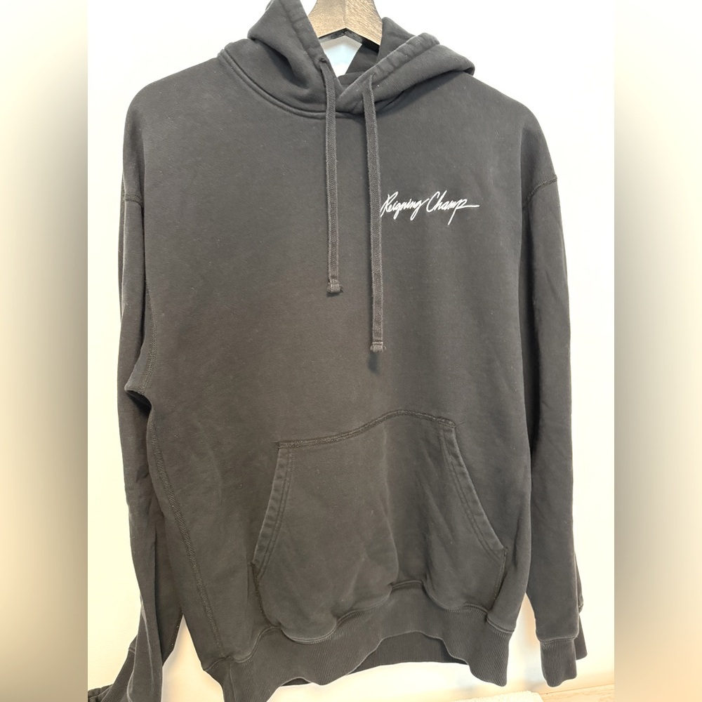 Men size S Reigning Champ Hoodie 
Black